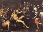VALENTIN DE BOULOGNE Martyrdom of St Lawrence et Spain oil painting artist